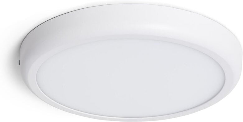 Ledkia - LED-Deckenleuchte 24W Rund Metall Ø300mm Design White 2900K - 3200K Warmweiß