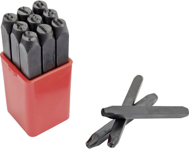 Brüder Mannesmann M 243-Z-3 9teilig Schlagzahlensatz Schrifthöhe: 3 mm