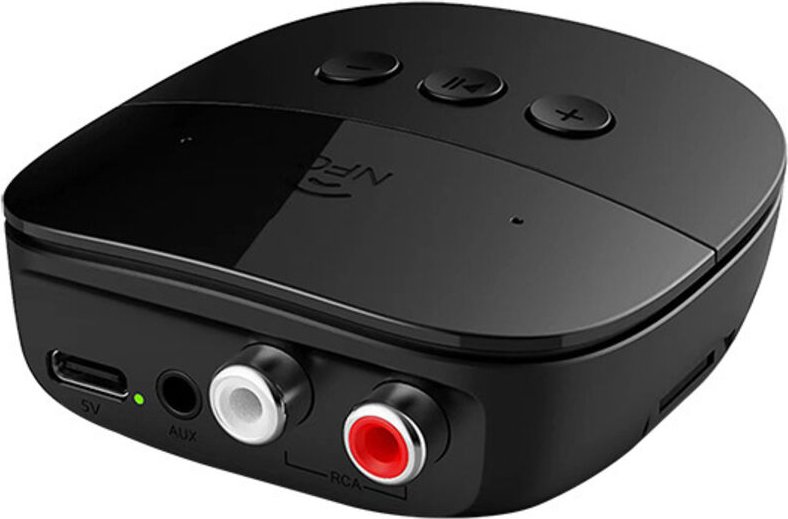 Thumbnail - Bluetooth 5.2 Empfänger mit NFC 3,5 mm AUX/RCA Wireless Bluetooth Audio Adapter Unterstützung USB TF Karte