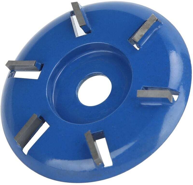 Vtizikl Disque de Sculpture sur Bois, Roues pour meuleuse d'angle Roues et disques abrasifs Acier 6 Dents Puissance Outi...