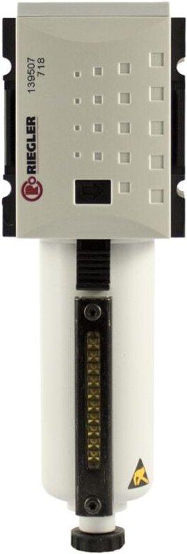 Filter »futura « mit Metallbeh., Sichtrohr, 5 µm, bg 1, g 1/4, ha - Riegler