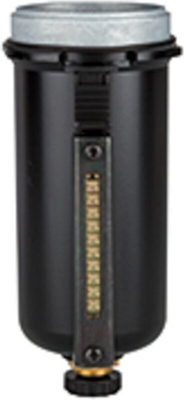 Metallbehälter mit Sichtrohr, inkl. O-Ring, für »multifix« bg 3+5 - Riegler