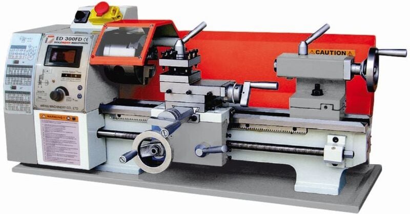 Holzmann Tischdrehmaschine ED300FD230V Rechts-Linkslauf schaltbar Drehmaschine