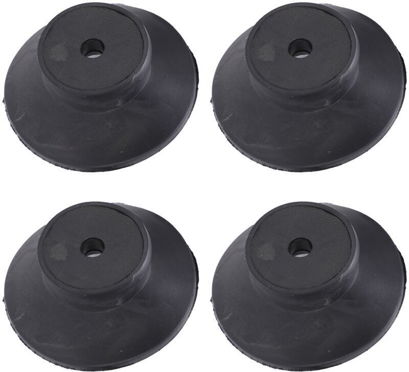 Stoßdämpfendes Gummikissen für Vakuumpumpen, Zubehör für kleine ölfreie Luftkompressoren, 4 Stück