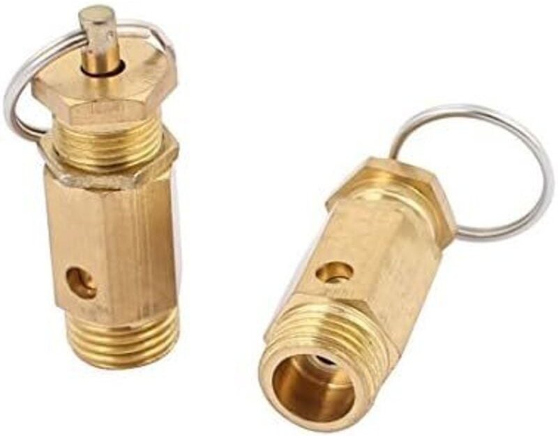 Sicherheitsventil, Luftkompressor, Druckbegrenzungsventil, 13 mm Außengewinde, 2 Stück