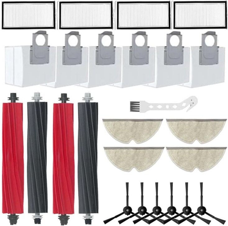 Für Roboter-Staubsauger Hauptseitenbürste Hepa-Filter