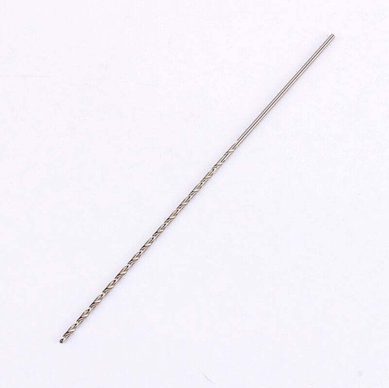 Ulisem 2 mm 160 mm extra langer HSS-Spiralbohrer mit geradem Schaft, konzipiert für Schlaganwendungen. Spiralbohrer
