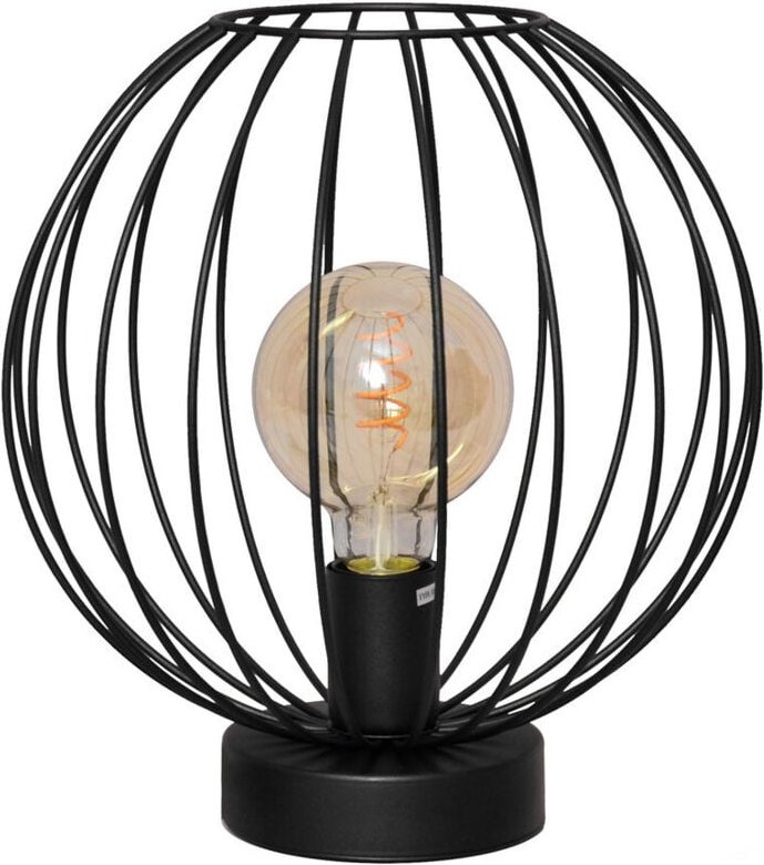 Mercure Tischlampe Schwarz 30cm - Helam