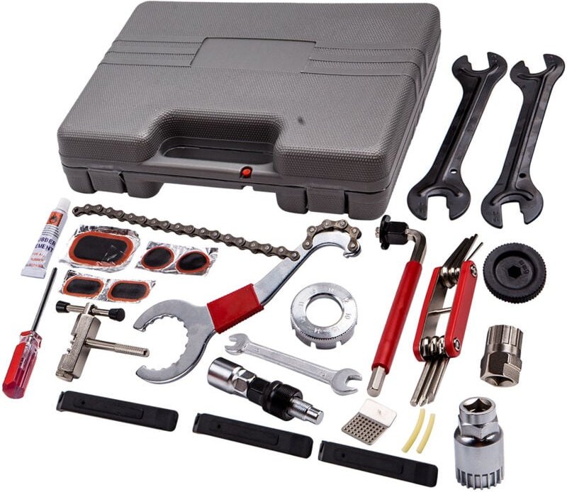 25x Fahrradreparatur Kettennietdrücker Heimmechaniker Werkzeugsatz Universal