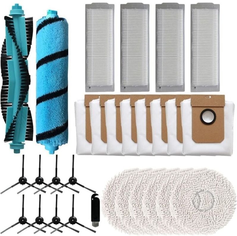 Hauptseitenbürste HEPA-Filter Mopptuch Staubbeutel Zubehör