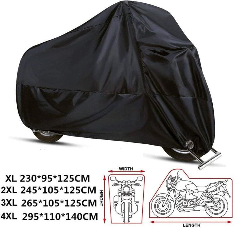Abdeckplane, Plane für Motorrad, Roller, wasserdicht, in 210D