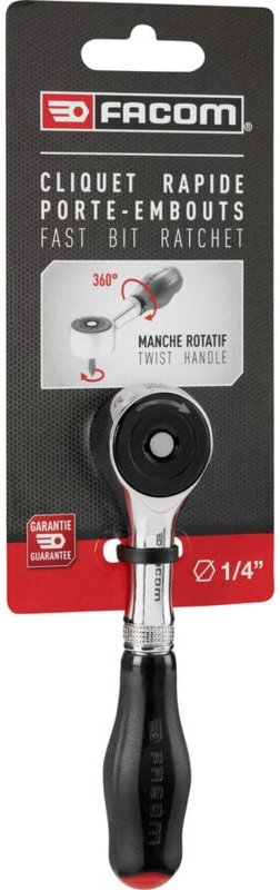 R.PE360PB Umschaltknarre 1/4' (6.3 mm) 120 mm - Facom