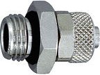 Gerade Einschraubverschraubung, O-Ring, M5 a., für Schlauch 4/2 - Riegler