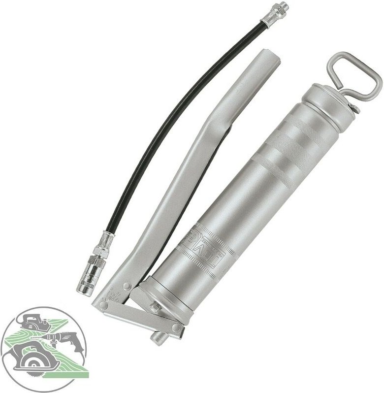 Hm Müllner - Handhebel-Fettpresse 500 ccm Panzerschlauch Dosierskala 5350P