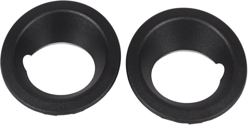 Ej.life - 2PCS Frontstoßstange Nebelscheinwerfer Ringabdeckung 51113400912 Schwarz Ersatz für X3 E83 2004-2006