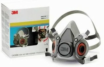 3 M 06 962 SEMI MASK / Respirator ohne Filter SIZEM