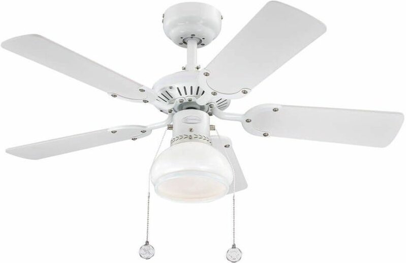 Deckenventilator Princess Radiance Weiß 90 cm mit Licht