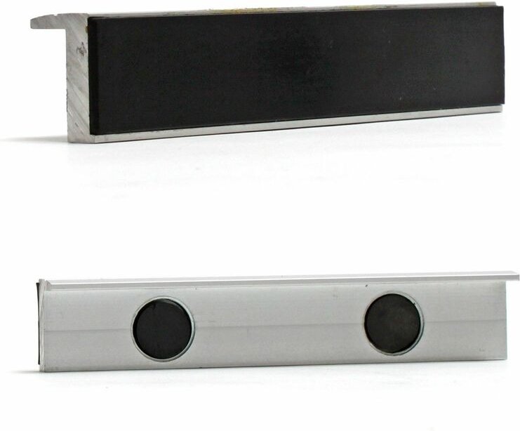 Dema - Alu Schutzbacken Prismenbacken Schonbacken 150 mm magnetisch für Schraubstock
