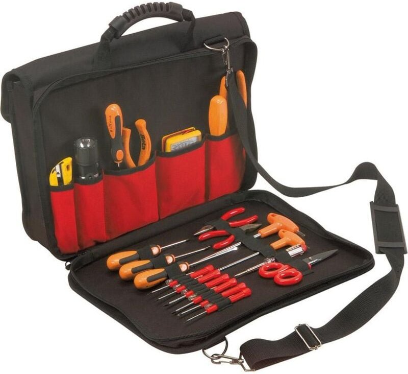 Falt-Werkzeugtasche 559TB mit Schultergurt zwei Hauptfächer Laptop-Fach - Plano