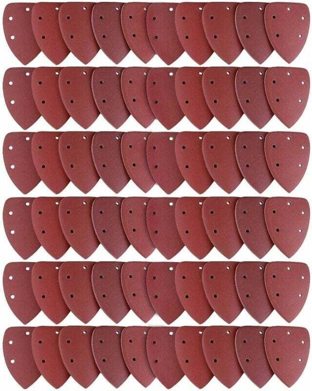 60er-Pack Schleifblätter, 40/60/80/100/120/180/240/320/400/800 Schleifpapier, ideal für Mehrzweckschleifer