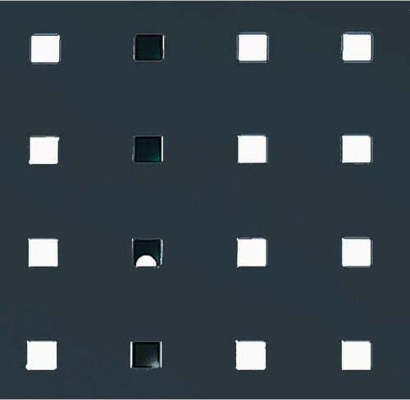 Lochplatte 457 x 495 mm anthrazitgrau - 14025115.19 - Bott