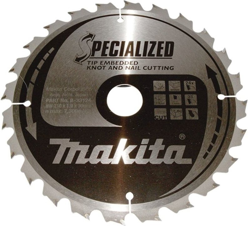 Sägeblatt specialized 210x30x24Z - Makita