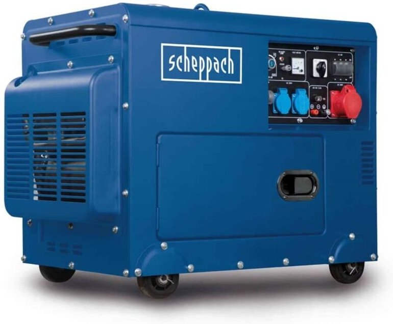 Scheppach - Diesel Stromerzeuger SG5200D 4-Takt Notstromaggregat Generator 5000W