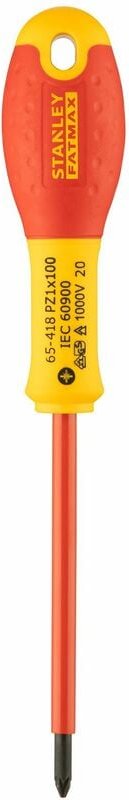Schraubendreher FatMax isoliert PZ1 100mm - Stanley