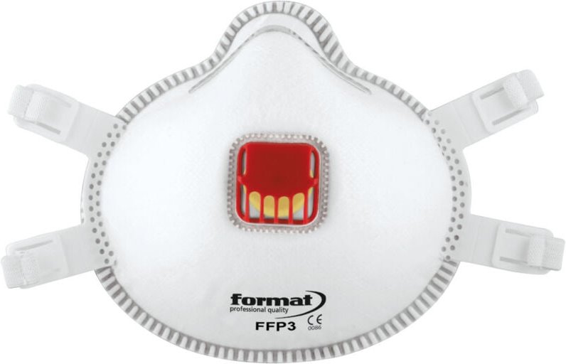 Atemschutzkonturmaske mit Ventil, FFP3 - Format