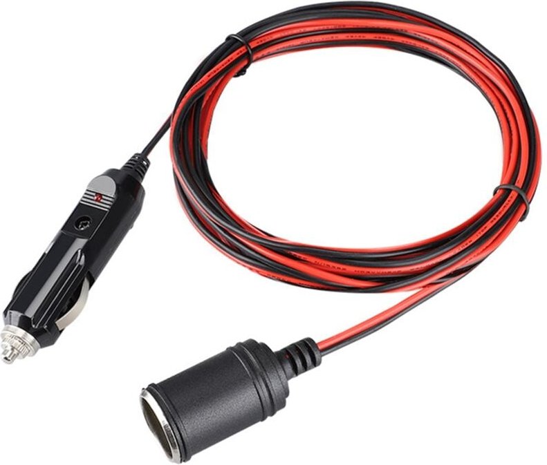 12V 24V 15A Hochleistungs-Auto-Zigarettenanzünder-Steckdose Männlich Weiblich Verlängerungskabel Stromversorgungskabel m...