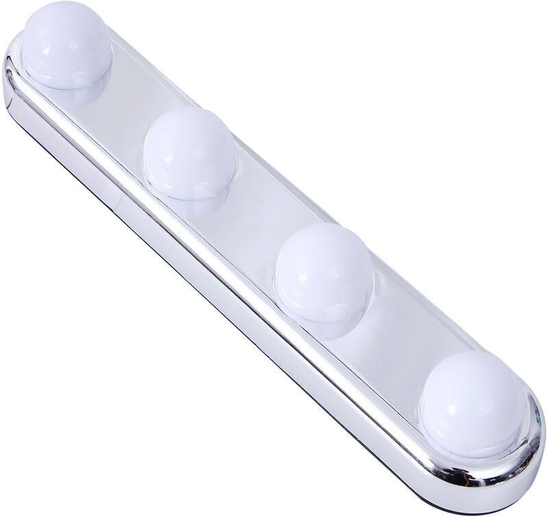 Spiegelleuchten, Spiegelfront-Make-up-Beleuchtung, Wandlampe, Badezimmerlicht, Foto-Frontlampe mit 4 LED-Lampen und leis...