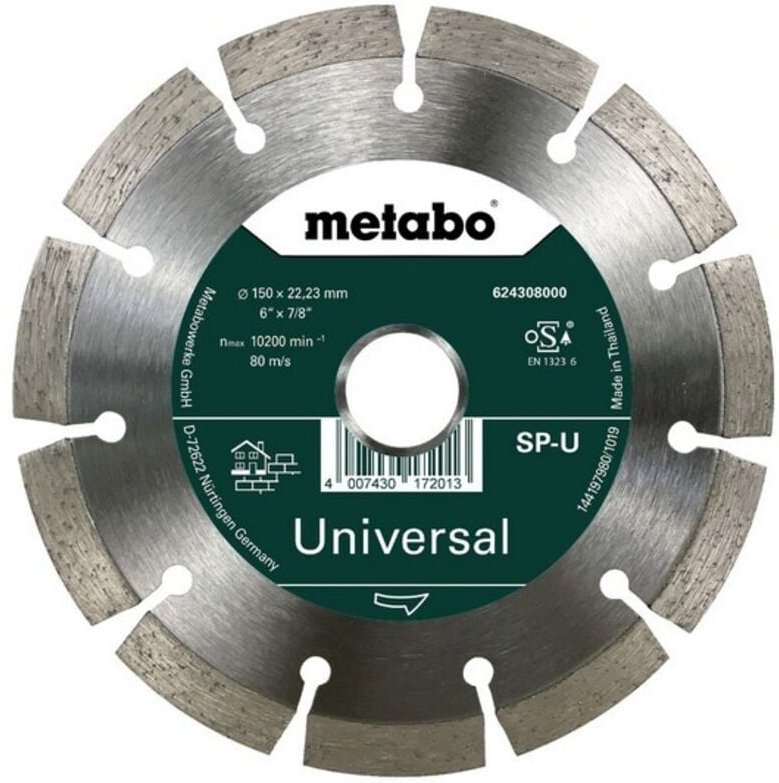 Metabo - Diamanttrennscheibe 150x22,23mm, sp-u, Universal sp (624308000)