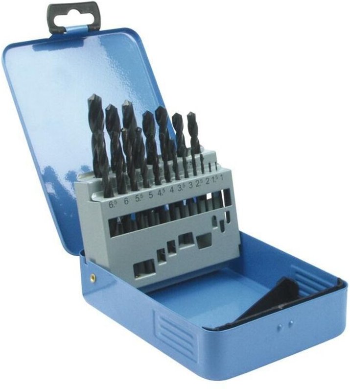 PTG - Spiralbohrersatz din 338 Typ n Nenn-Ø 1-10x0,5 mm hss 19 teilig Metallkassette