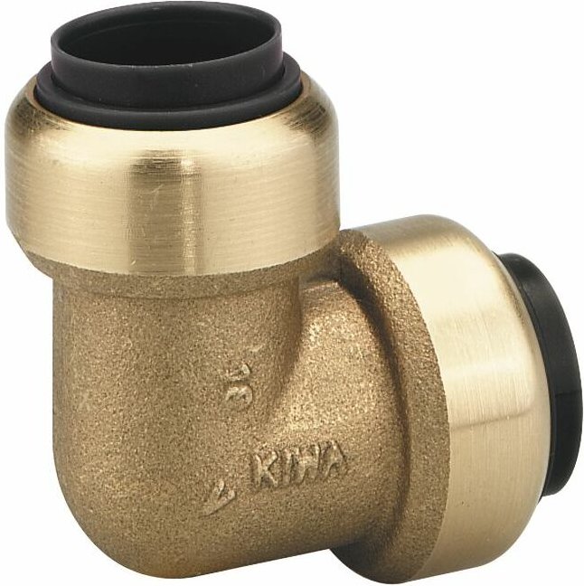 Winkelsteckverbinder 90 Grad für 18 mm Druckluftrohr - Schneider