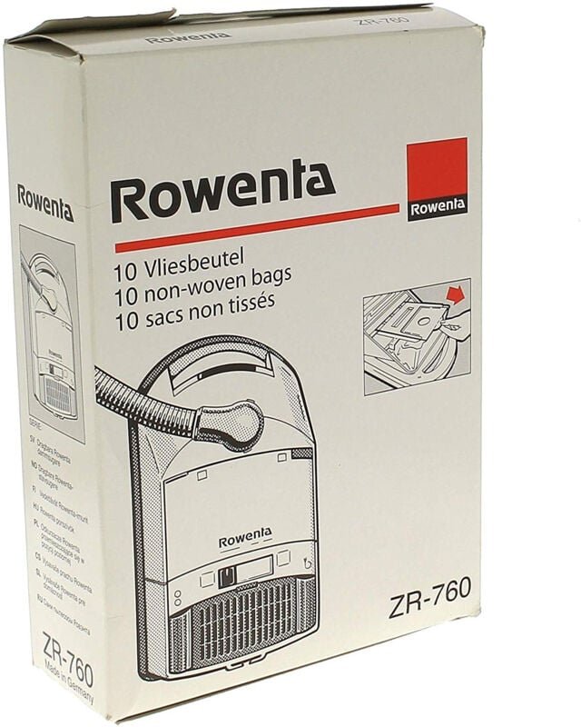 Staubsaugerbeutel zr760 pro 10 Original für Rowenta Staubsauger