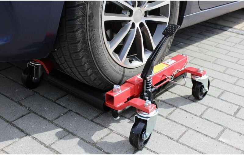 Baumarktplus - 2x Rangierhilfe Wagenheber pkw Auto Rangierroller Rangierwagenheber