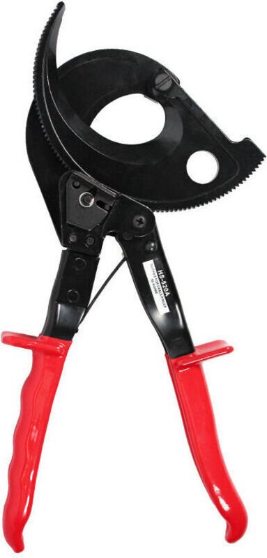 HS-520A Selbstjustierender Ratschen-Kabelschneider bis max. 400 mm² in Aluminium und Kupfer, isolierter Bolzenschneider ...