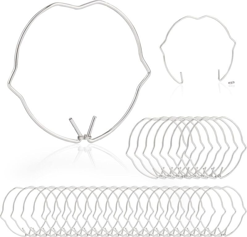 30 Stück Lampenbefestigungsringe für 50 mm MR16 GU10 LED-Strahler, MR16 GU10 Verschlussclip, Lampenbefestigungsringe