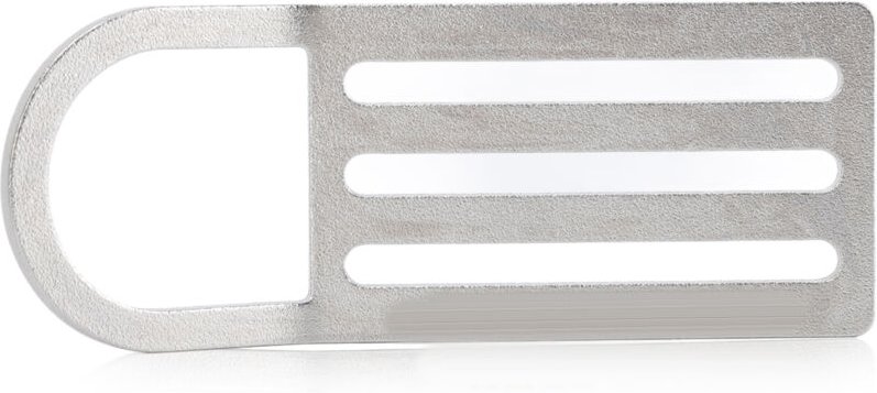 D-Ring aus Edelstahl für Tauchbleigurt, mit Anschlag für Meerwassertauchen.