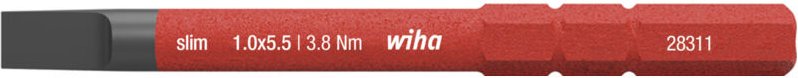 Wiha Bit slimBit electric Schlitz 5,5 mm x 75 mm (34581)