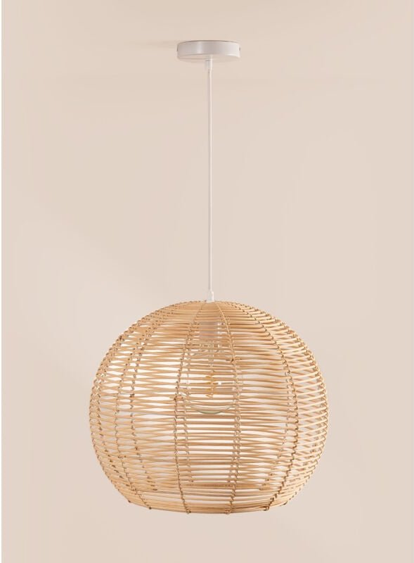 Thumbnail - Sklum - Deckenlampe in Rattan Alpe Natürlich