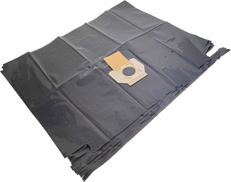 vhbw 5x Entsorgungsbeutel Ersatz für Makita W107418355 für Staubsauger - 37,3cm x 21,3cm Schwarz