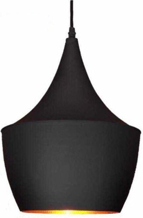 Trade Shop Traesio - Trade Shop - Pendelleuchte Vintage Industriestil Lampe E27 Anschluss Schwarz CO3824-2 -