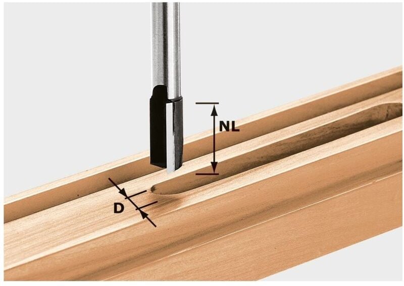 Nutfräser hw S8 D16/20 – 490966 - Festool