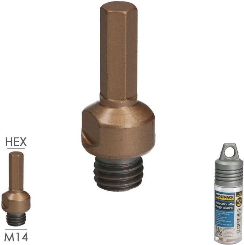 Adaptador M14 a Espiga Taladro