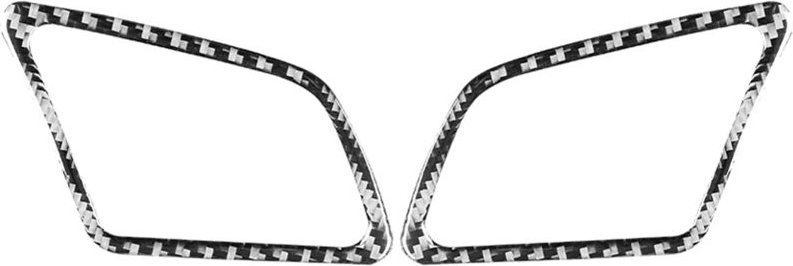 Tlily - Carbon Fiber Auto Dashboard Air Vent Outlet Abdeckung Trim Dekorative für Nissan Sentra Sylphy 2016-2019 Zubehör