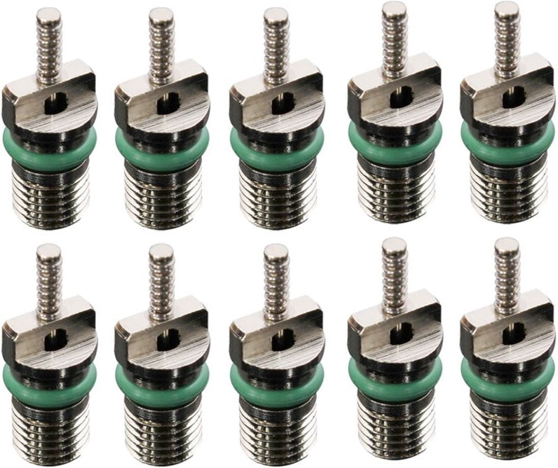 Tlily - 10Pcs Auto ac R134A Ventileinsatznadelsortiment 134a Kältemittel Hitzebeständig