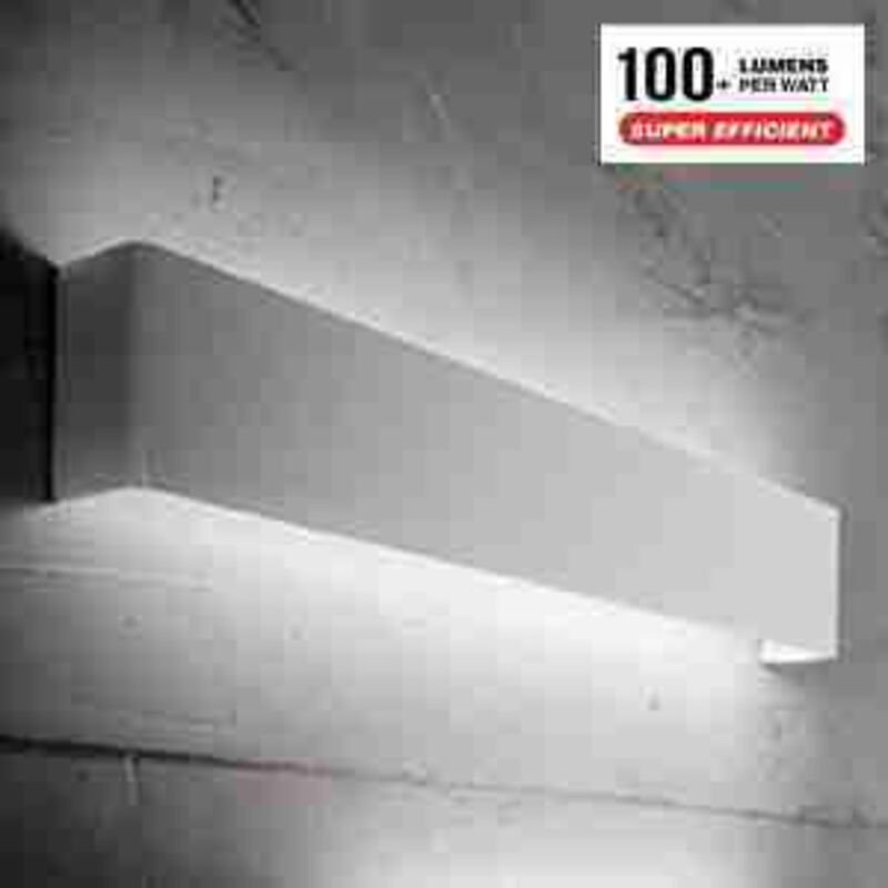 LED8535 VT-821 4W LED Wandleuchte Schwarz Gehäuse Quadratisch 3000K IP65