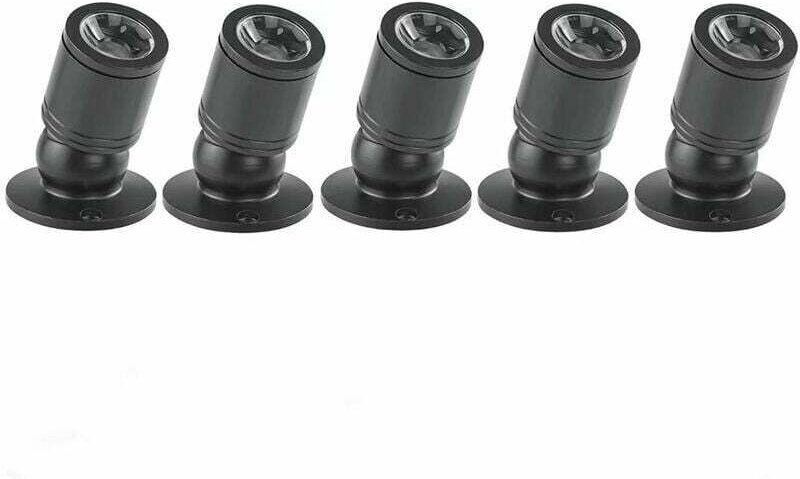 Tigrezy - Mini-LED-Strahler, Mini-Deckeneinbaustrahler 1 w, Downlight, Wand- und Deckeneinbaustrahler, 5 Stück