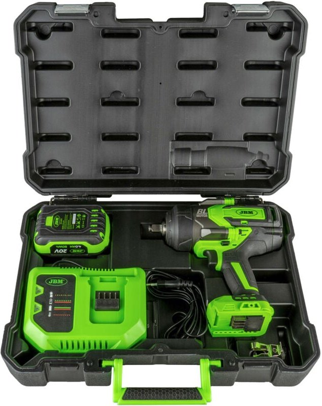 JBM60044C 1/2" 1/2" Akku-Brushless-Schlagpistole mit Koffer